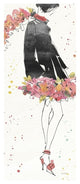 "Floral Fashion IV" Digital Paper Print by Anne Tavoletti, 26"x62"