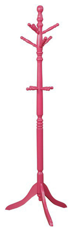 Prismo Transitional Style Coatrack, Pink
