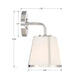 Fulton 1 Light Polished Nickel Wall Mount