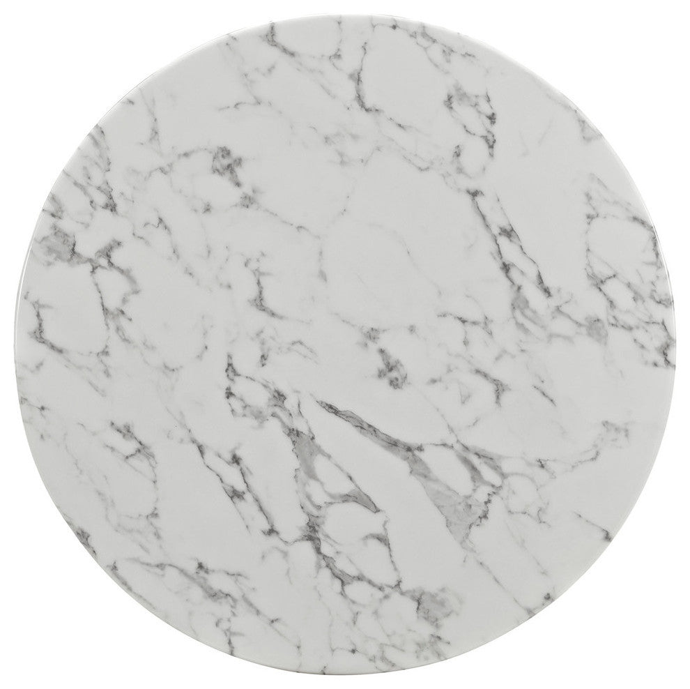 Modern Contemporary Kitchen 36" Dining Table White