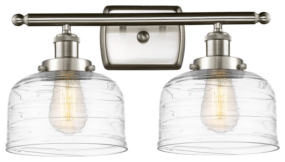 Innovations 916-2W-SN-G713 2-Light Bath Vanity Light, Brushed Satin Nickel