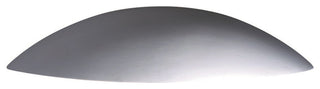 Ambiance Outdoor Large Ceramic Sliver Downlight Wall Sconce, Bisque, LED