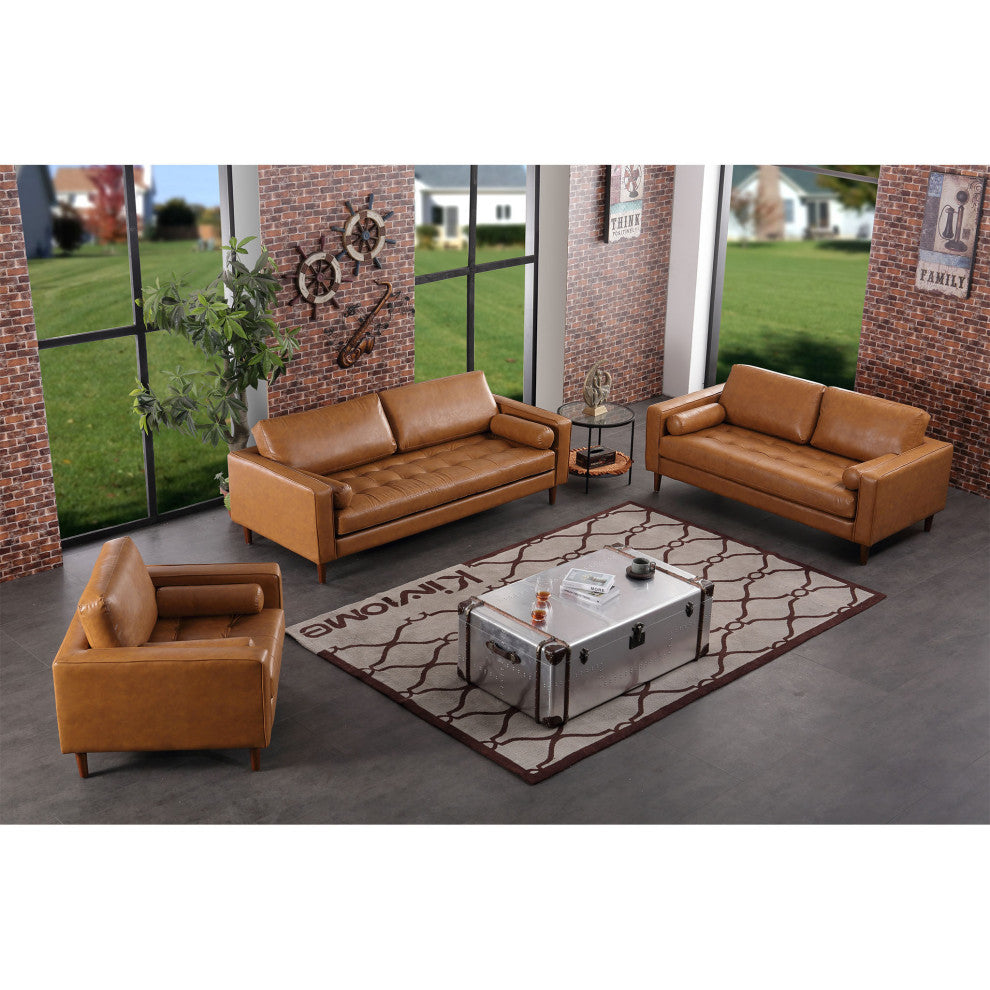 Frederick Modern Contemporary Leather Armchair