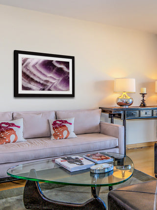 "Amethyst Cliffs" Framed Art Print