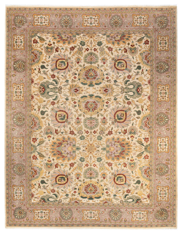 Mogul, One-of-a-Kind Hand-Knotted Area Rug Ivory, 9'2"x11'9"