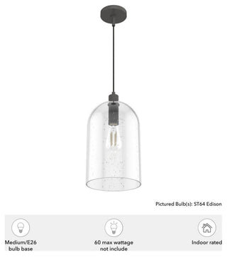 Hunter Lochemeade Noble Bronze 1-Light Pendant Ceiling Light Fixture