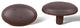 Oil Rubbed Bronze RKI Distressed Oval Knob w/ Ring Edge, RKICK712RB
