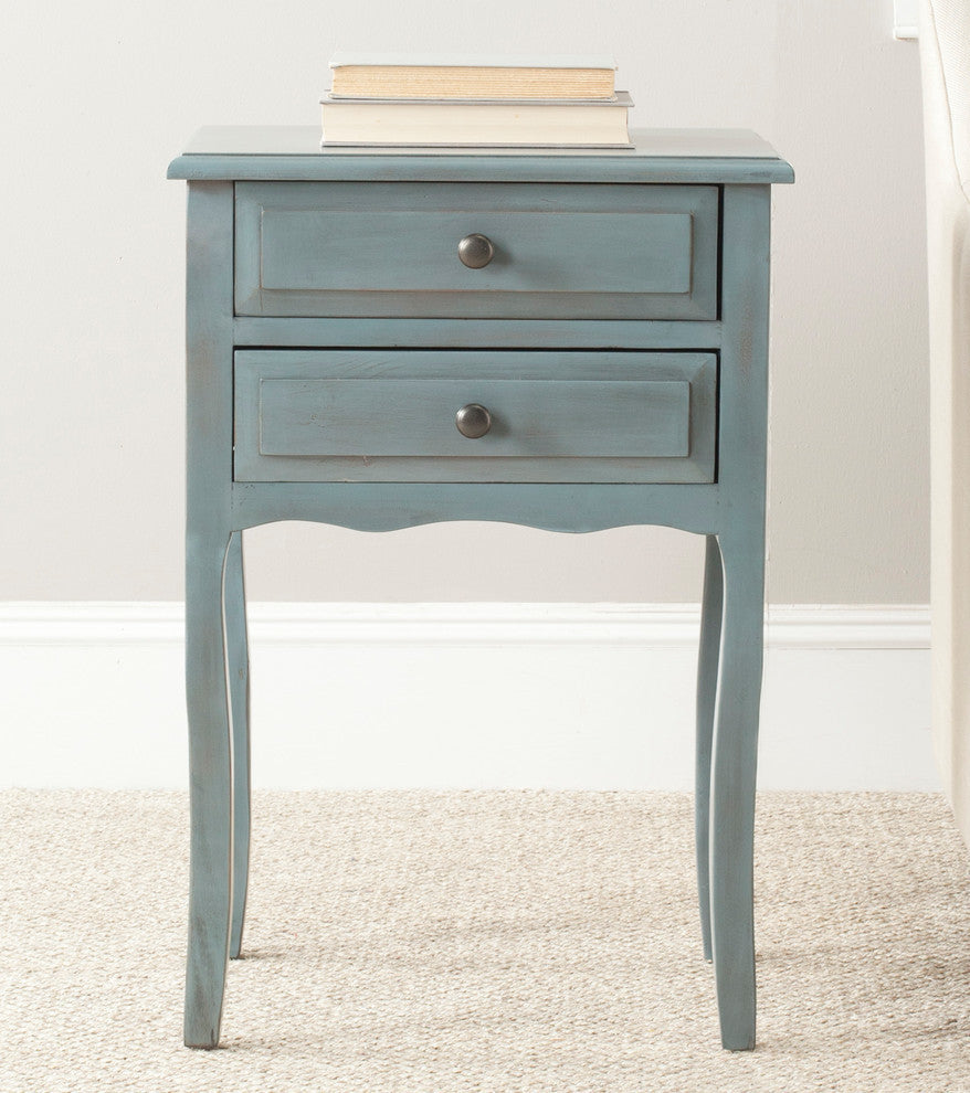 Safavieh Lori End Table, Barn Blue