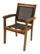 Cortez Eucalyptus Sling Stacking Armchair