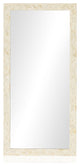 Loredo Floor Mirror-White Bone