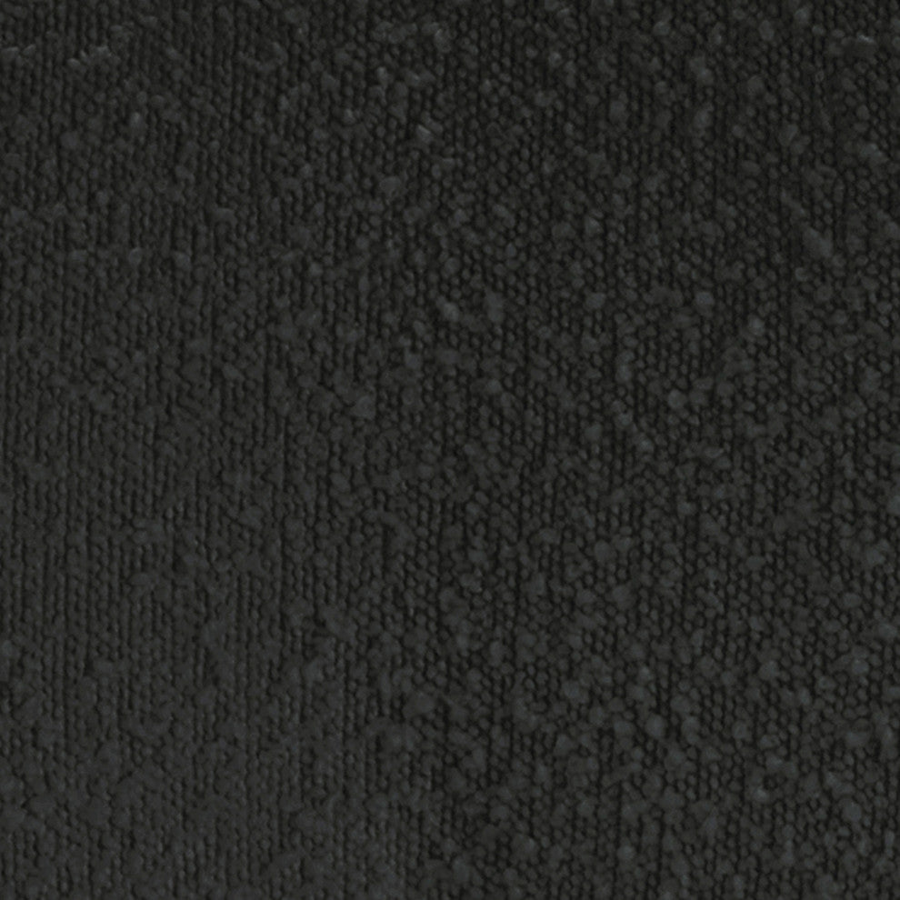 Daphne Upholstered Chair/Loveseat/Sofa, Black, Boucle Fabric, Sofa