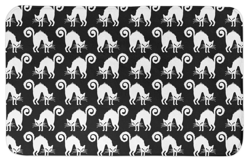 Scardey Cat 34"x21" Bath Mat