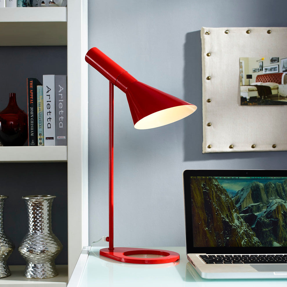 Modern Contemporary Living Room Table Lamp Red