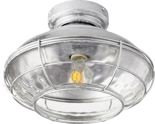 Quorum 1975-9 LED Fan Light Kit, Galvanized Finish