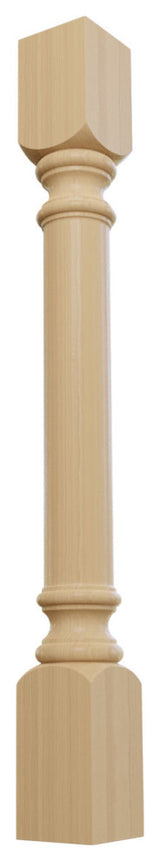 Traditional Cabinet Column (Top Block: 6 1/8", Bottom Block: 7 1/8"), Cherry