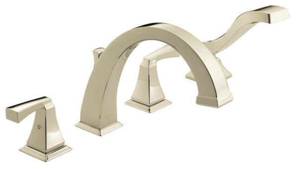Delta Dryden Roman Tub With Hand Shower Trim, Polished Nickel, T4751-PN