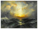 "Sunset at Sea, 1906" Digital Paper Print by Thomas Moran, 24"x19"