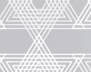 Star Light Decorative Holiday Geometric Print Hand Towel, Gray