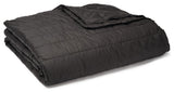 PUFF Packable Down Alternative Indoor/Outdoor Water Resistant Blanket , Black, K