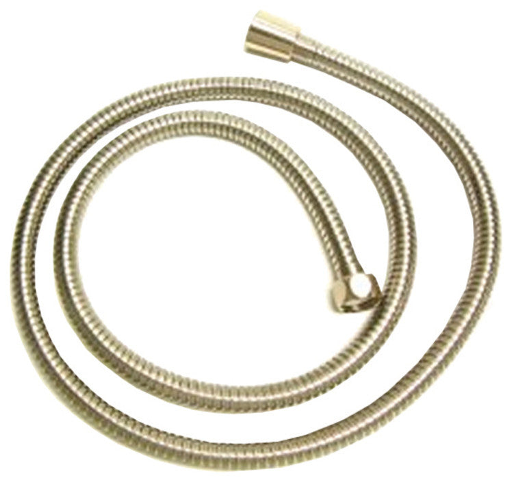Showerhaus Brass Double Interlock Shower Hose, Polished Brass