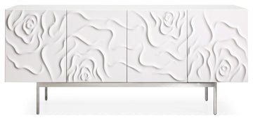 Modrest Gwen Modern White High Gloss Buffet