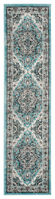 Safavieh Skyler Sky126M Bohemian Rug, Blue/Ivory, 2'0"x12'0" Runner