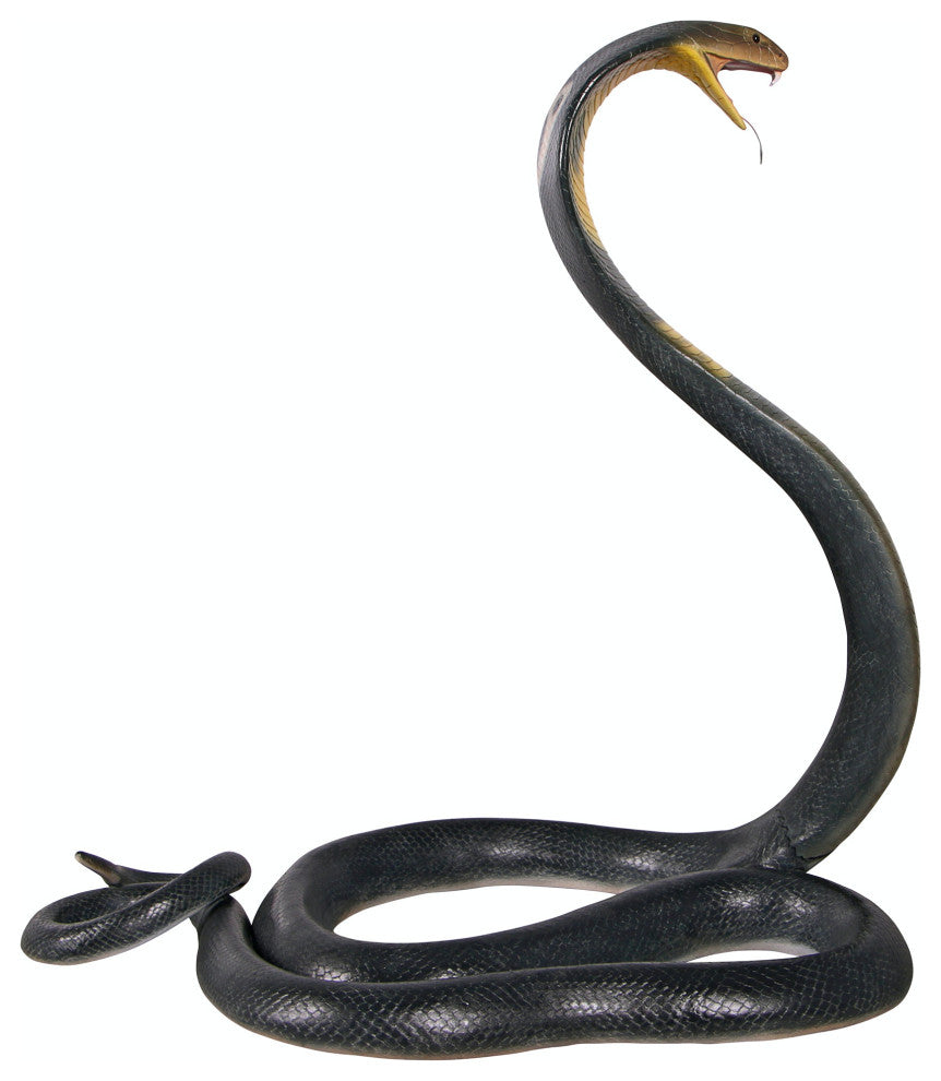 King Cobra Life-Size Snake Statue