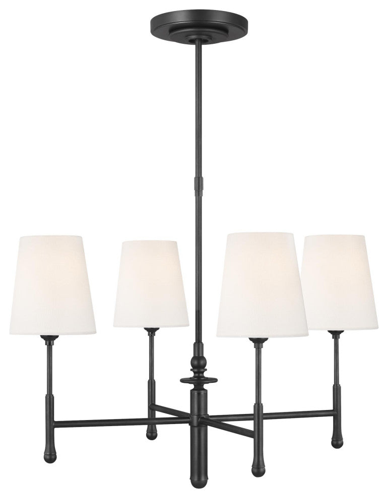 Capri Small Chandelier, Aged Iron