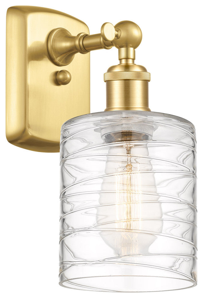 Innovations 516-1W-SG-G1113-LED 1-Light Sconce, Satin Gold
