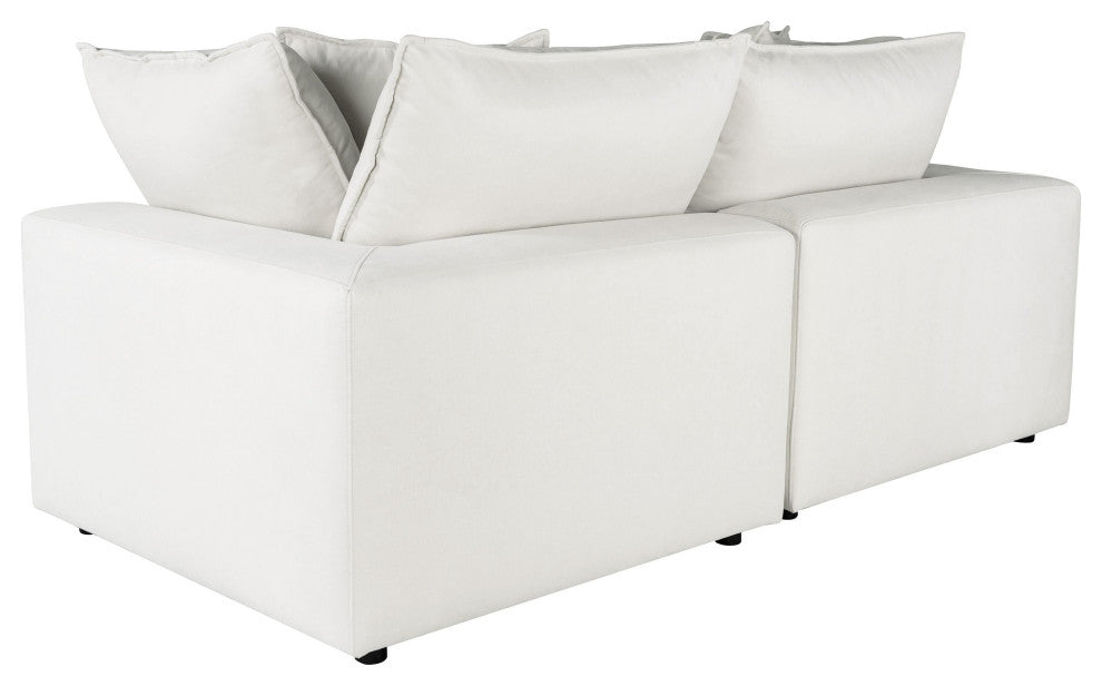 Cali Modular Loveseat, Pearl