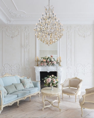 Elegant Lighting 2800D38-GT/RC Maria Theresa 28 Light 38"W - Gold