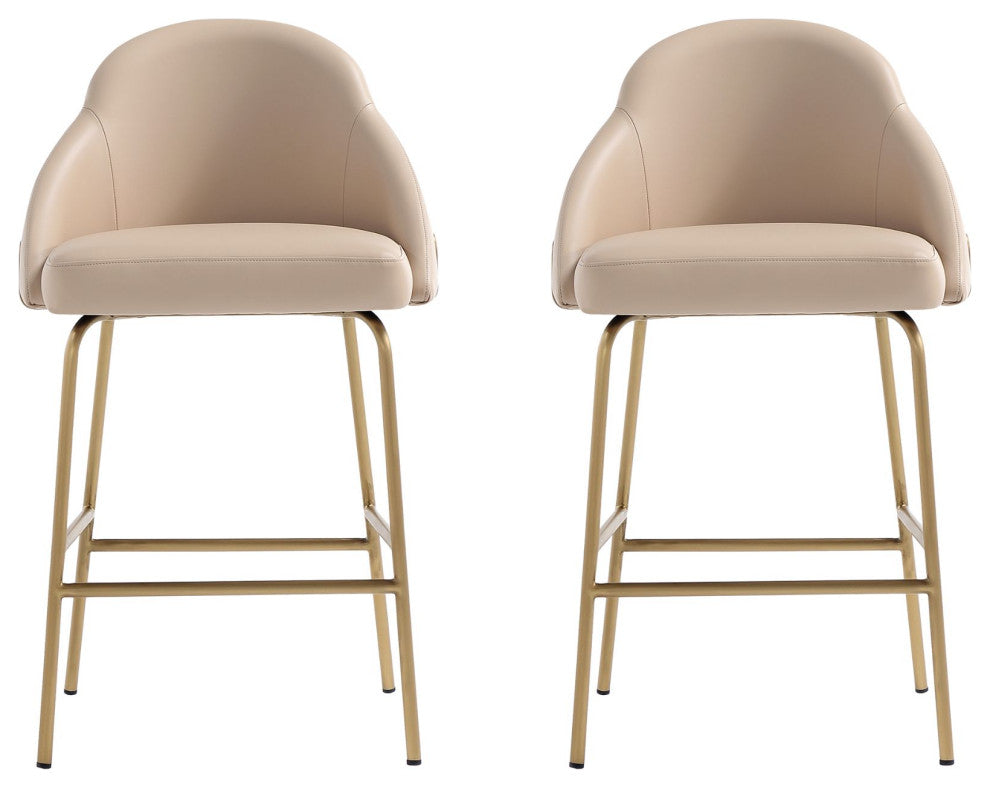 Manhattan Comfort Gracie Counter Stool, Set of 2