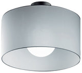 Fog Ceiling Light, Black, 27.55"
