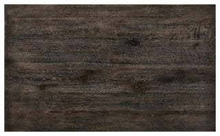 ACME Claudia II Rectangular Wood Turned Legs Dining Table in Weathered Gray