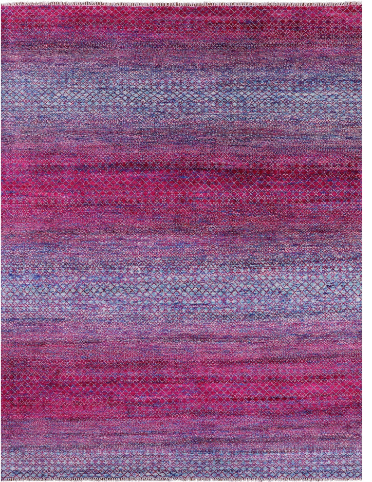 Wool & Silk  Savannah Grass Handmade Rug 9' 2" X 12' 2" - Q15433
