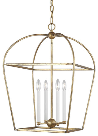 Stonington Medium Lantern, Antique Gild