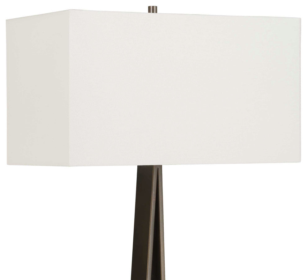 Uttermost Galloway Minimalist Bronze Floor Lamp
