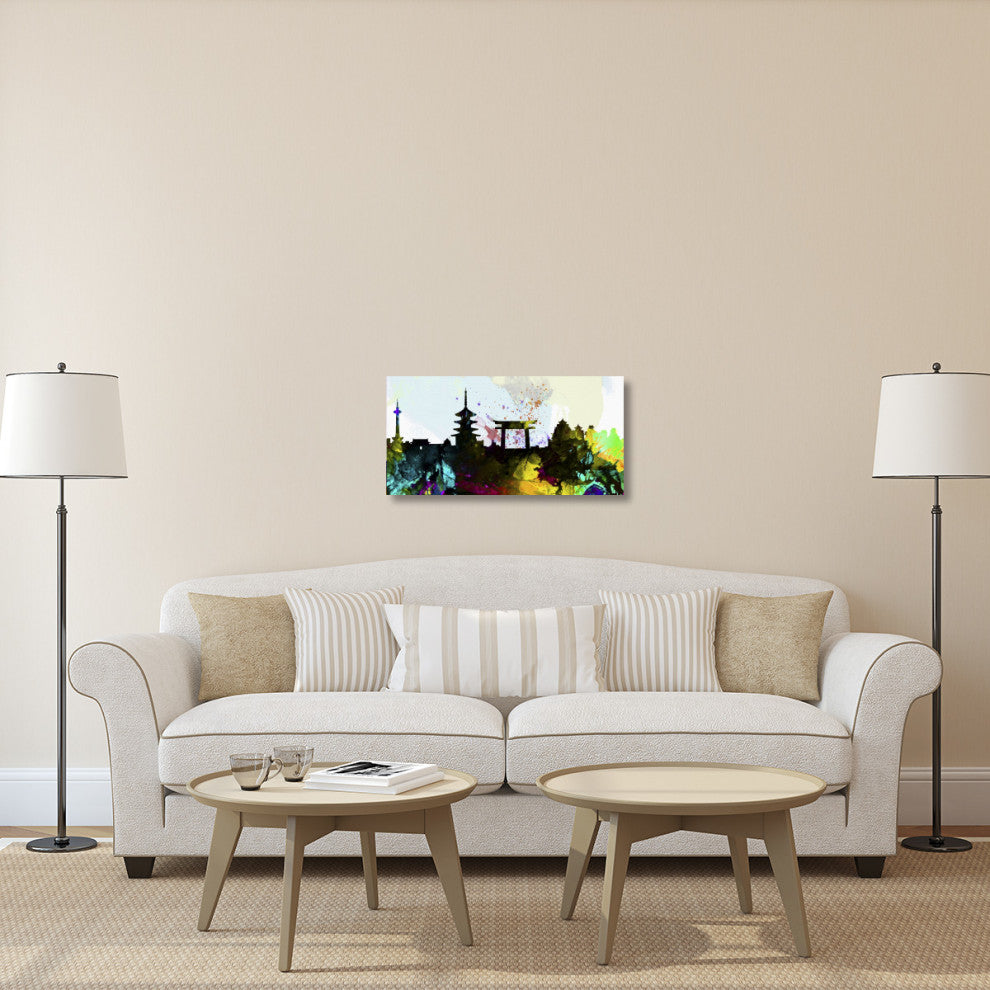 "Kyoto City Skyline" Fine Art Print