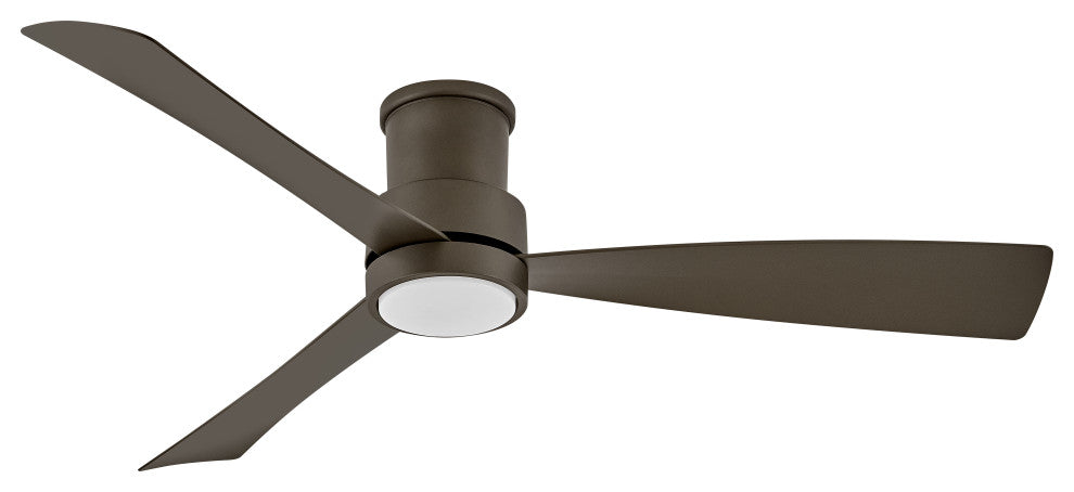 Hinkley Iver 56" Indoor/Outdoor LED Fan with, Metallic Matte Black