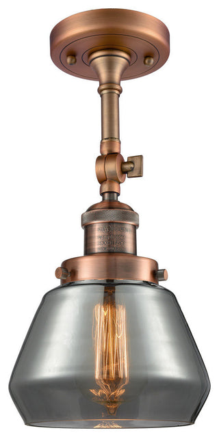 Innovations Lighting 201F-Ac-G173-Led 1 Light Dimmable Led Semi-Flush Mount