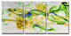 Ready2HangArt ''Glitzy Mist XV'' by Tristan Scott, 18"x36", 3 Piece Set