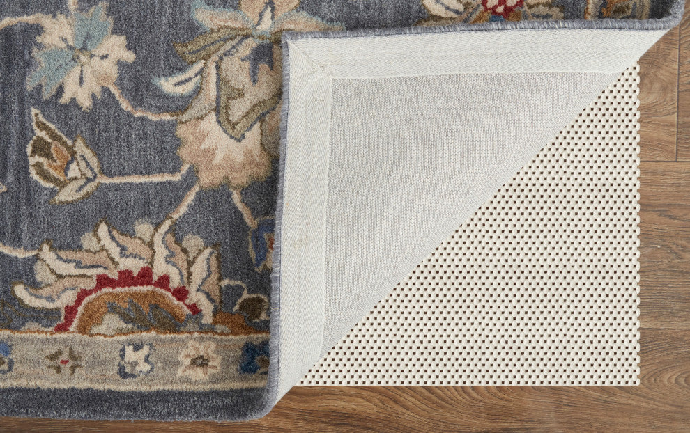 Weave & Wander Mattias Persian Rug, Blue/Red/Ivory, Rug, 2'x3'
