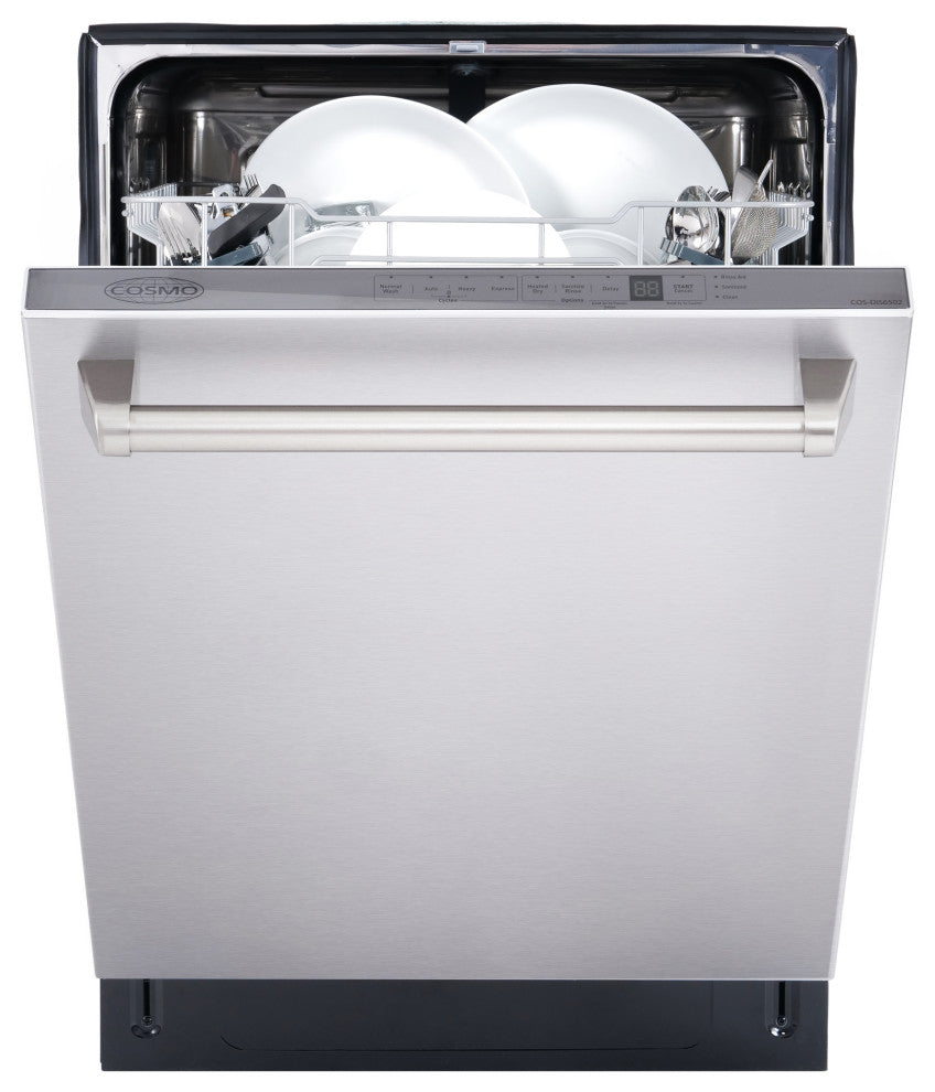 Cosmo Built-In Dishwasher Easy Clean Stainless Steel Touch Controls