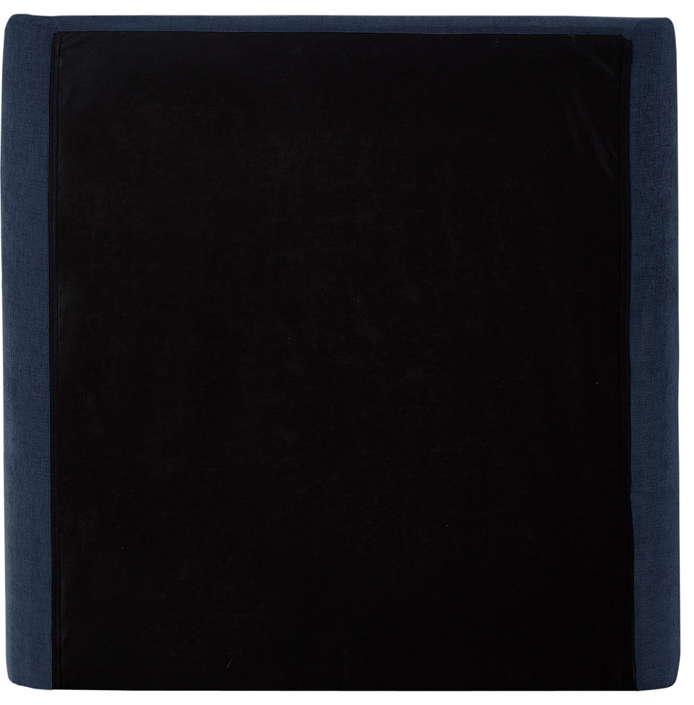 Penny Bed, Navy, Twin, Chenille Fabric