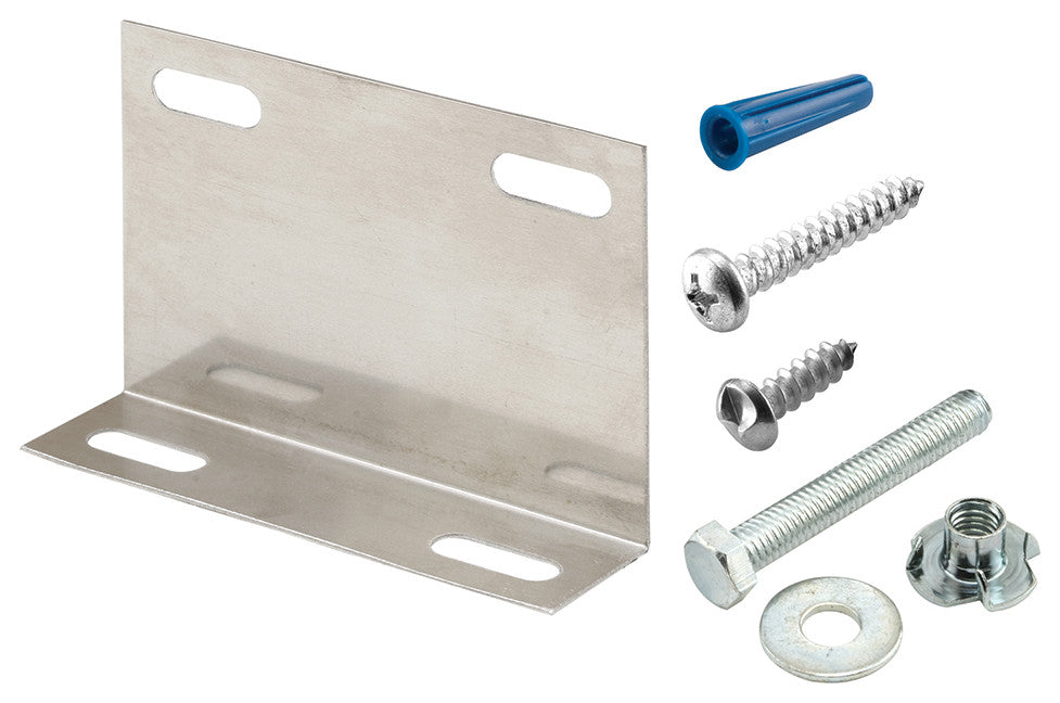 Pilaster Anchor pack, Any Thickness, L-Bracket and Fasteners, 1 Kit