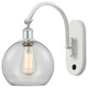 Innovations 518-1W-WPC-G122-8-LED 1-Light Sconce, White and Polished Chrome