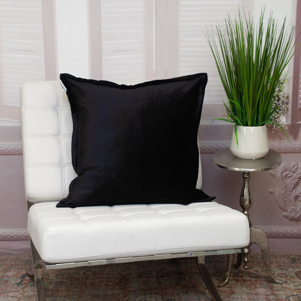 Parkland Collection Agneta Black Throw Pillow