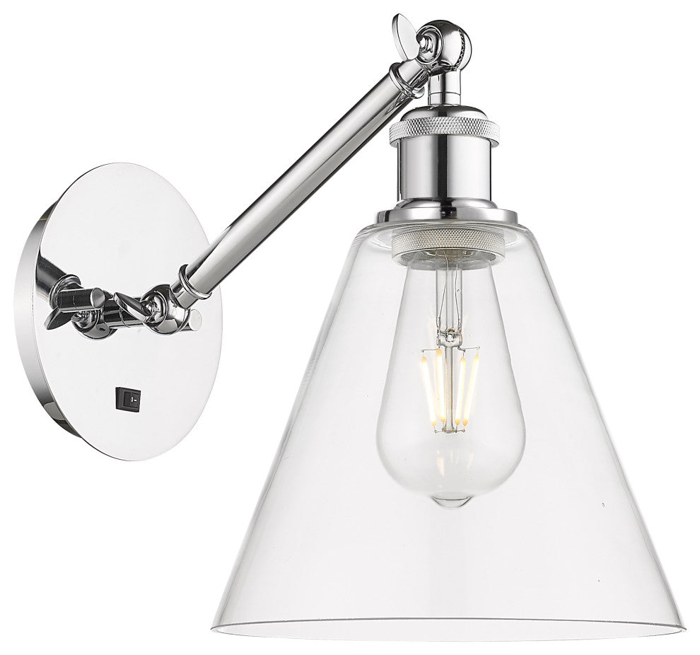 Innovations 317-1W-PC-GBC-82 1-Light Sconce, Polished Chrome