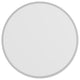 Julianne Round Metal Framed Wall Mirror, Silver, 20"