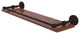 Waverly Place 22" Solid Wood Shelf with Gallery Rail, Oil Rubbed Bronze